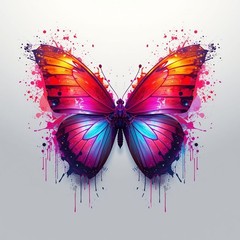 BUTTERFLY 🦋 picture image Digital virtual card #AI001TO background wallpaper