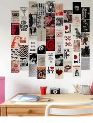 50Pcs Downtown Girl Decor, Wall Collage Kit, Room Aesthetic, 4″x6″ Vintage Photo