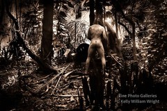 Original Male Nude KELLY WILLIAM WRIGHT Muscle Men JUNGLE WORK #2 – 9×13 Photo