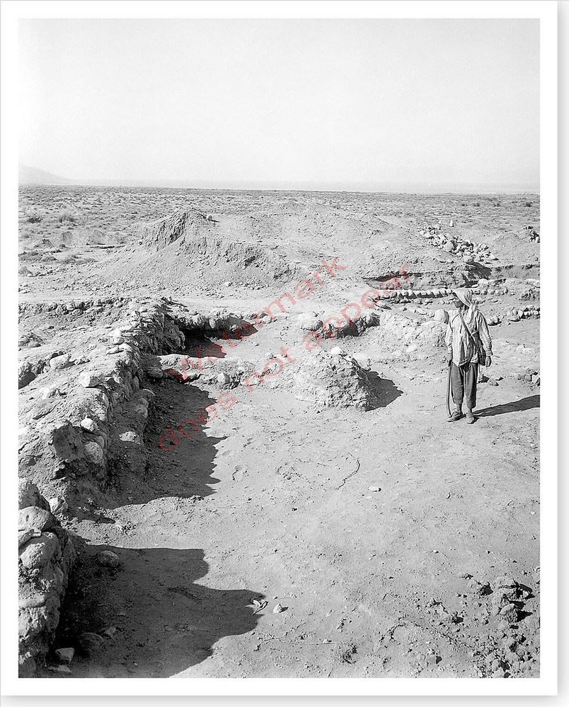 Tell Ghassul-Sodom Jordan Holy Lands Circa 1920’s Silver Halide Photo #3