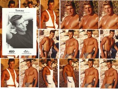 Original 1980s TORY JEFFREY 20 3.5×5 inch male model PLUS modeling card gay int