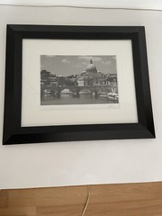 Jesse Kalisher Framed Photo Signature Series #5142 View Of The Vatican Rome B13
