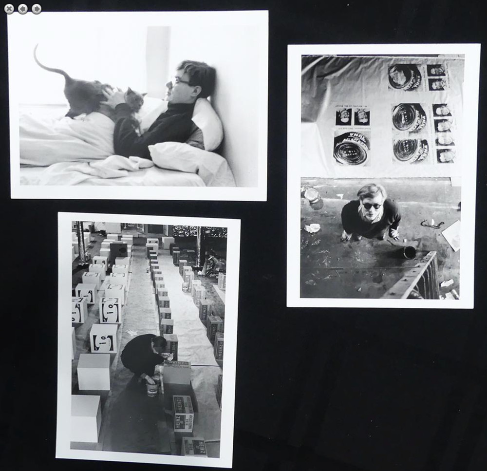 [WARHOL, Andy.: 8 Photographs of Andy Warhol