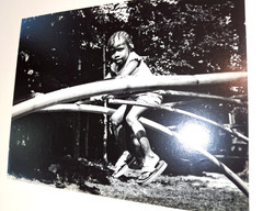 B+W Photography 8″x10″ Kids at Camp 4 Portrait Gelatin Silver Print Vtg Darkroom