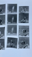 LEGGY BUSTY GLAMOUR MODEL PAULA PAGE EARLY 1950s – 25 NEGATIVES WITH COPYRIGHT