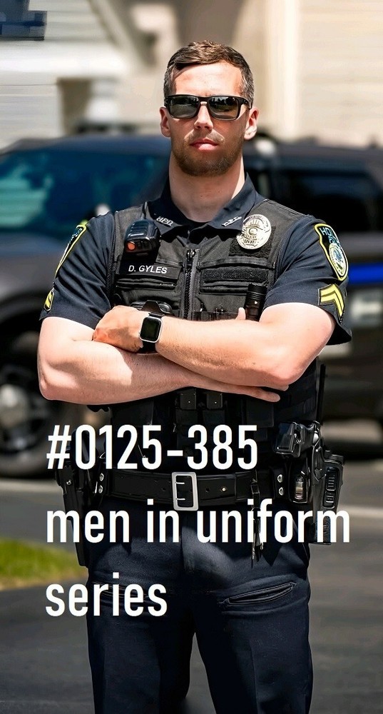 MALE PORTRAIT #0125-385 -men in uniform series – free shipping in usa