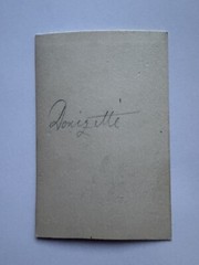 Orig CDV photo photograph picture old fashion around 1870 Gaetano Donizetti composer music