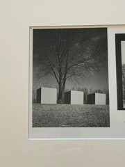 Framed Lot of 2 Black White Photographs of Sculptures at Laumeier Sculpture Park