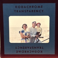 Lot Of 40 1950’s Red Border Kodachrome Military Family Summer 35mm Color Slides