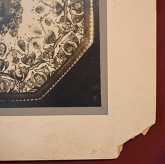 Vintage Photograph of Many Men’s Portraits Building to a Central Portrait