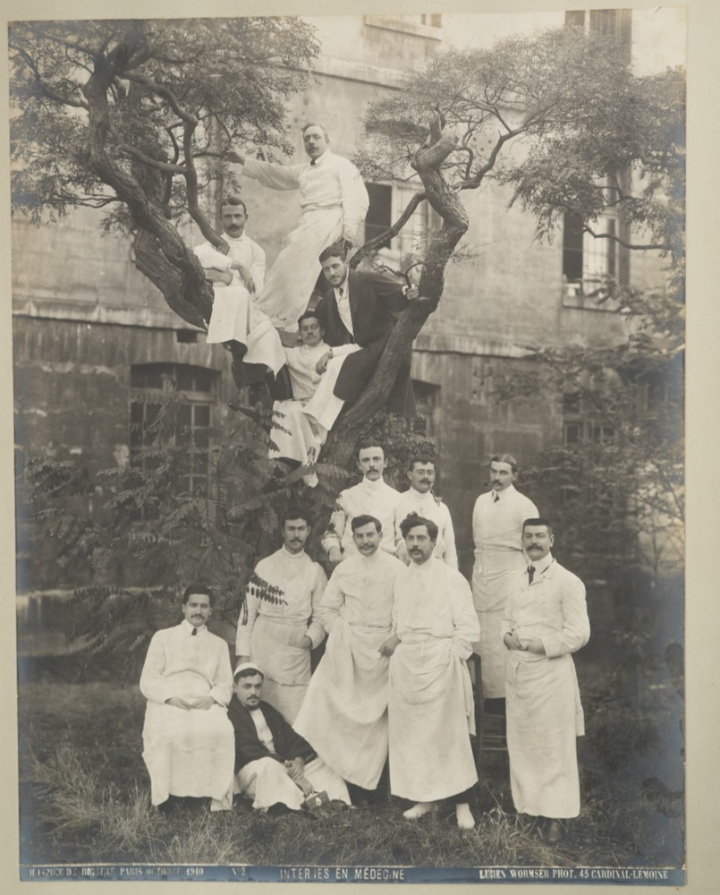 Photo Print Analog France Paris Hospice Group Of Bicetre 1910 22X28Cm