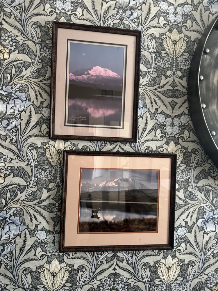 JOHNNY JOHNSON LIMITED EDITION PHOTOGRAPH PRINT MCKINLEY DAWN ALASKA 1993 Signed