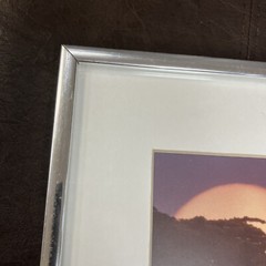 Framed Tree Sunset Signed By J Simonelli 8”x10” Wall Art Print