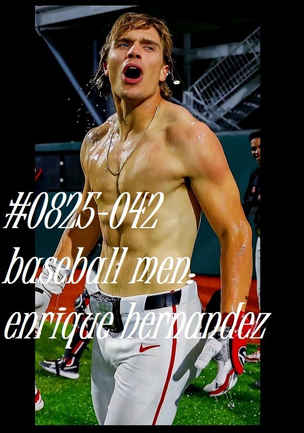 MALE PORTRAIT #0825-042- athletes -baseball men -hernandez- free shipping in usa