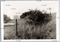 Zone border in the Rhön 1968-Federal Republic of Germany GDR-1960s-photo 11x8cm