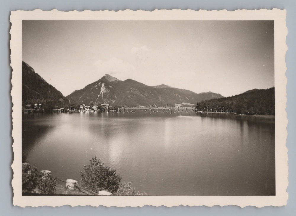 Walchensee Kochel am See 1953 – Landscape – Old Photo 1950s