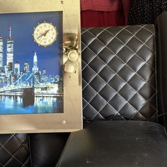 26x19x2 LED Lighted Picture Of NYC Skyline With Twin Towers