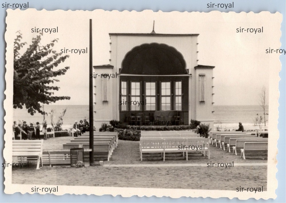 Bansin Heringsdorf Usedom 1960s – Music Pavilion – Photo 9x6cm