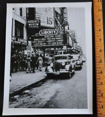 Signed 1939 NYC Times Square Theatre New York City PHOTO LEAGUE Joe Schwartz