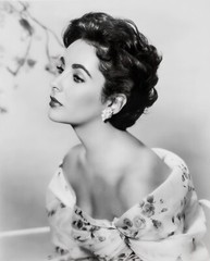 Elizabeth Taylor publicity photo/poster c. 1956, reprint – multiple sizes: 1243