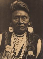 1972 EDWARD CURTIS Native American Indian Chief Joseph Nez Perce Large Art Photo