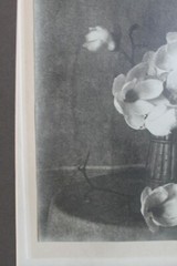 PICTORIALIST PHOTOGRAPH, FLOWERS IN A VASE