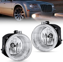 Bumper Fog Light Compatible with 2005 2006 2007 2008 2009 2010 Dodge Dakota Dura