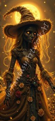 Halloween Scarecrow – Digital Image Phone Background AI Art, 10 images – #12