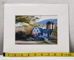 Old Dairy Barn Hot Springs VA Picture Photo by Cristie & Co Matted 8×10 NEW NIP