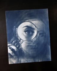Toned Cyanotype – Original Handmade Fine Art – Abstract, Surreal Photography