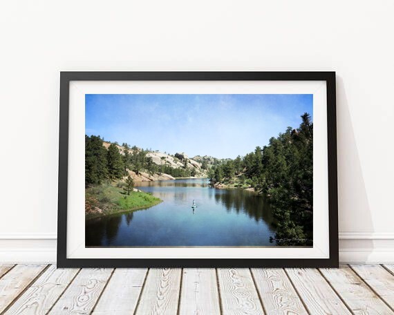 Medicine Bow Forest Cheyenne Wyoming Paddle Board, Fine Art Photography,