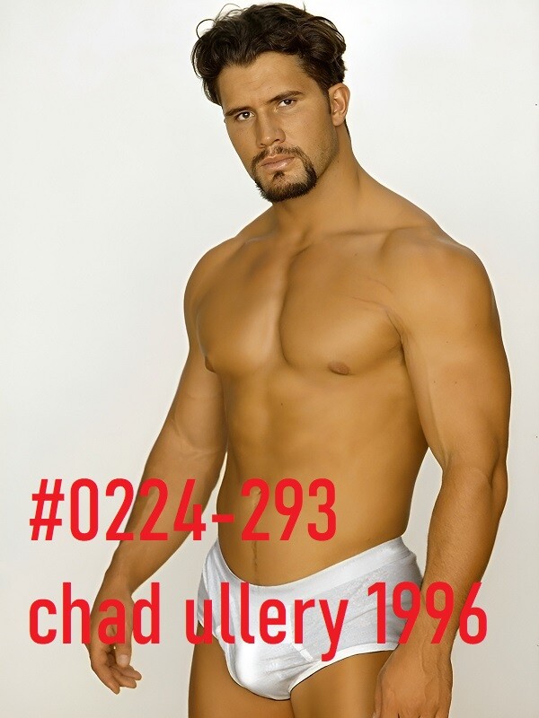 MALE PORTRAIT #0224-293 -chad ullery 1996 -free shipping usa