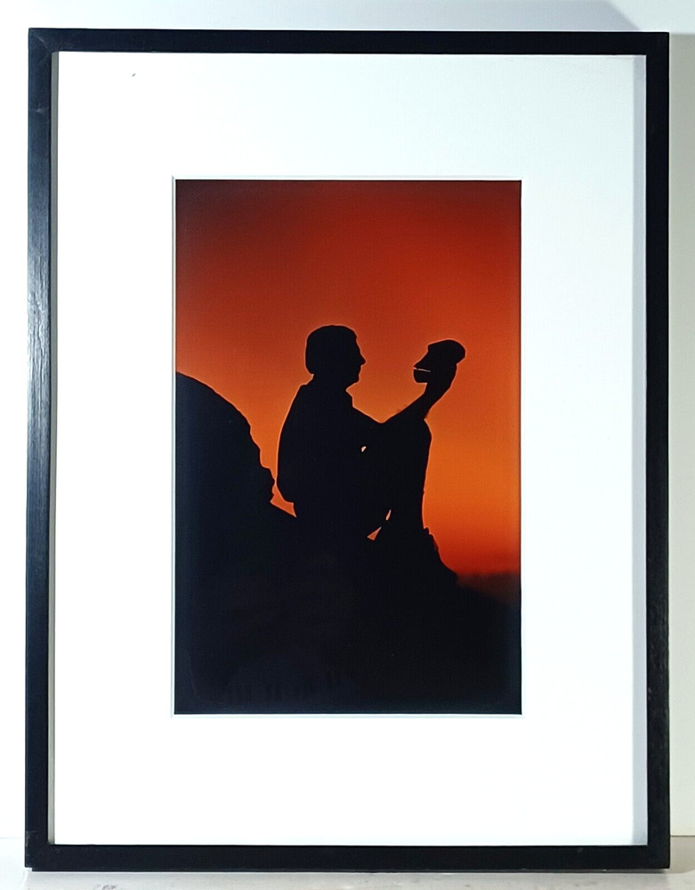 ORIGINAL ENRICO FERORELLI ART PHOTO DONALD JOHANSON and LUCY SKULL in HADAR 1993