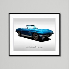 Classic Cars – 1965 Chevrolet Corvette in Nassau Blue – Muscle Car