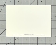 BERNARD FAUCON, PETIT MATIN Art Print Card 1992 – 4.25” x 6”