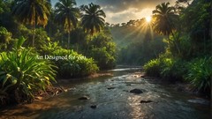 Digital Image Picture Photo Wallpaper Background Art River Landscape