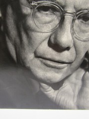 Vintage stamped Philippe Halsman photograph Paul Tillich 11×14″