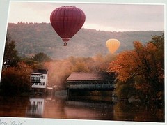 PAIR John David Geery HOT AIR BALLOON PHOTOS SIGNED 13.5″ X 15.5″