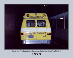 1978 Santa Ana Fire Paramedic Van (Medic-1) 8×10 Unframed Photo VFRPBT_0038