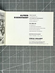 Alfred Eisenstaedt (1898-1995) Art Show Announcement Card 1993 Circle Gallery