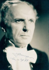 Photo actor Hans Homma, portrait, autograph – 10925208