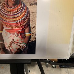 Portrait Photography Print of Samburu Woman in Traditional Jewelry