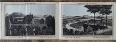 Leporello 12 Drawings Graphics Saxon Switzerland Circa 1870