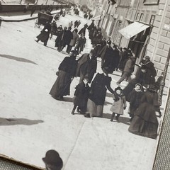 Alinari Collection Photograph Print on Wood Plaque~ Florence Ponte Santa Trìnita