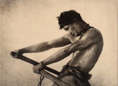 William Mortensen The Oarsman (also known as «The Gallery Slave») Photograph