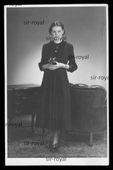 Pretty Girl Thea 1953 Portrait – 1950s – Photo Postcard 9x14cm