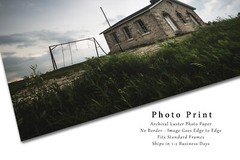 Lower Fox Creek School House Photography Print: Kansas Flint Hills Photo