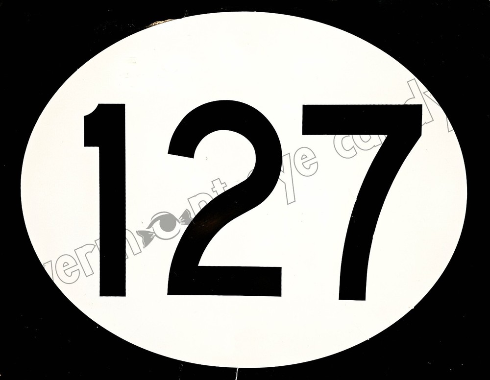 Route 127 Highway Road Sign DIGITAL DOWNLOAD JPG Teen & Dorm Wall Art