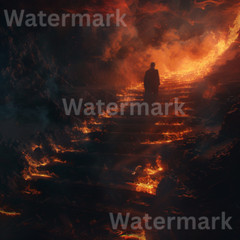 AI-Generated Fantasy Digital Art Fiery Path to Destiny Printable Artwork Photo