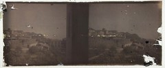 France Autochrome Village C1910 Photo Stereo Glass Plate Damaged Vintage §fn